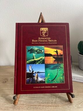 BASS Advanced Bass Fishing Skills Hardcover 2003 Lures Techniques Presentations